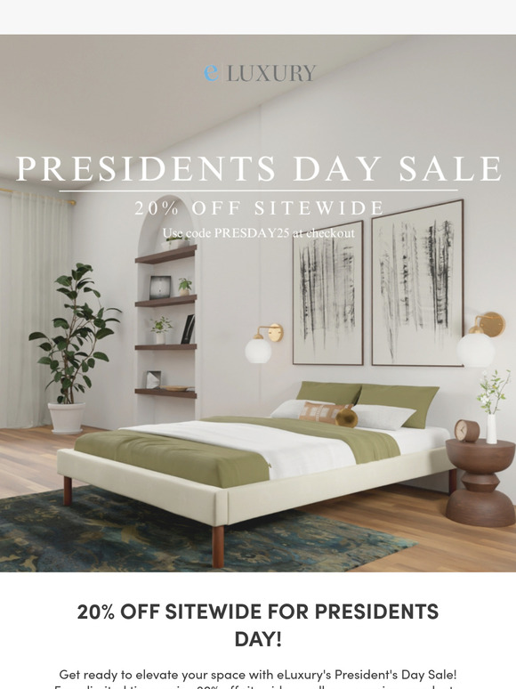 20% OFF SITEWIDE PRESIDENTS DAY SALE‼️💙
