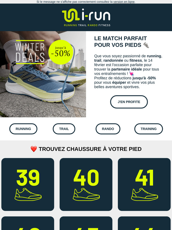 Célébrez votre amour du Running ❤️👟