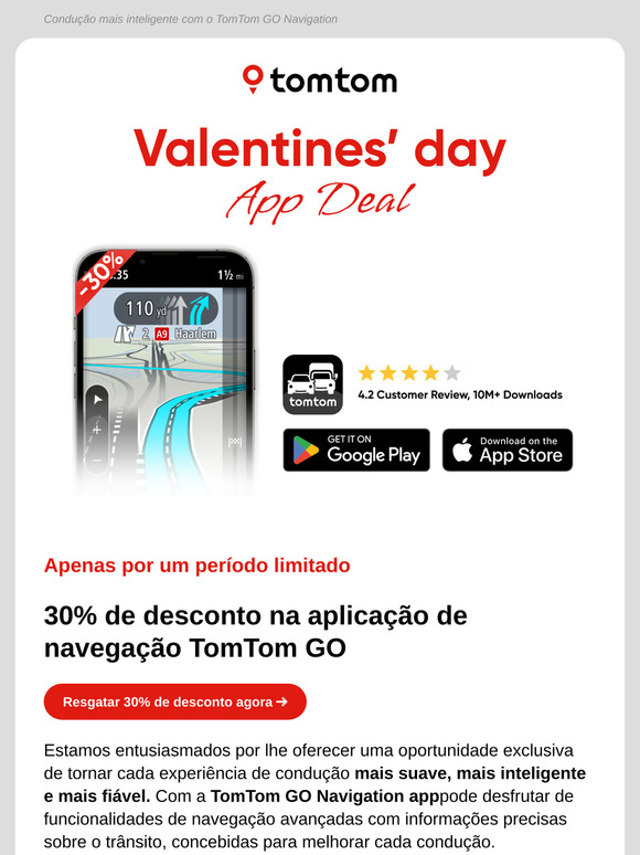 Descubra a navegação móvel neste Dia dos Namorados