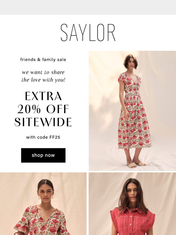 Friends & Family Sale | 20% off Sitewide
