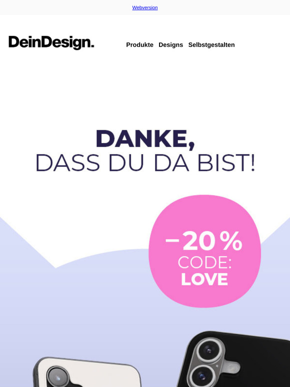 Nur heute und nur für Dich: 20% auf alles! 😍❤️