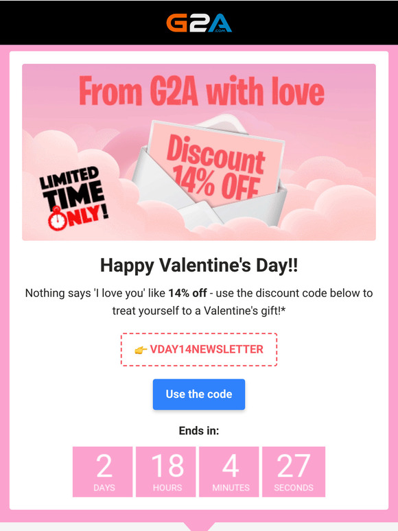 💗 A Valentine’s treat: 14% off just for YOU!