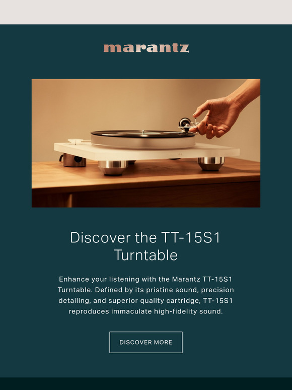 Discover the TT-15S1 Turntable