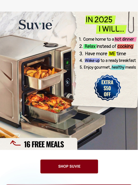 Enjoy 16 Free Meals Plus an Extra $50 Off - Ends Soon