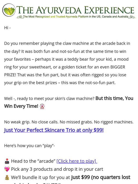 — wins 3 luxe Ayurvedic picks EVERY TIME!