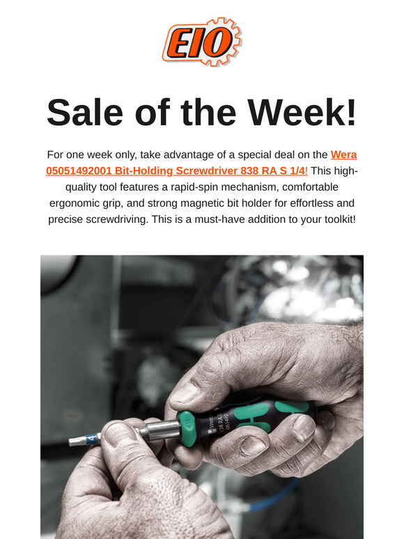 One Week Only: Exclusive Sale on Wera & Brand-New Vessel Tools!
