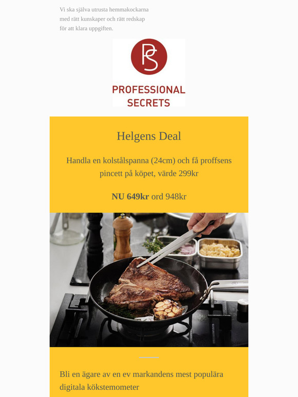 Få en pincett på köpet, värde 299kr