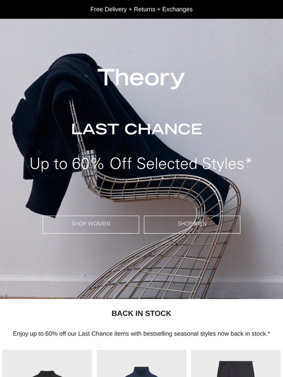 Last Chance | Back in Stock