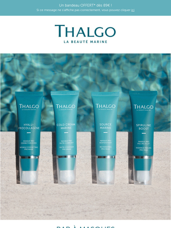 Découvrez le Bar à Masques THALGO