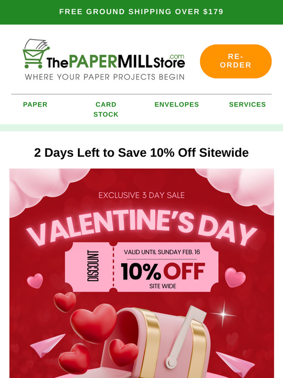 2 Days Left to Save 10% Sitewide – Don’t Miss Out! ❤️