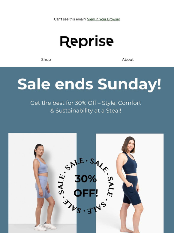Sale ends Sunday!
