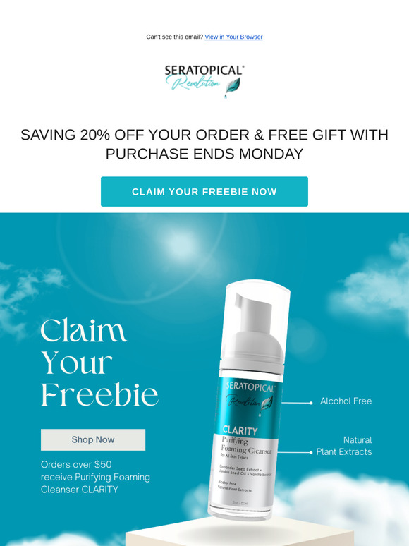 TIME IS RUNNING OUT TO CLAIM YOUR FREEBIE!