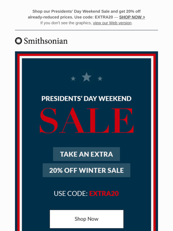 Smithsonian Store Email Newsletters Shop Sales, Discounts, and Coupon