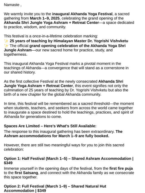 Be Part of Akhanda History: Festival Begins March 1