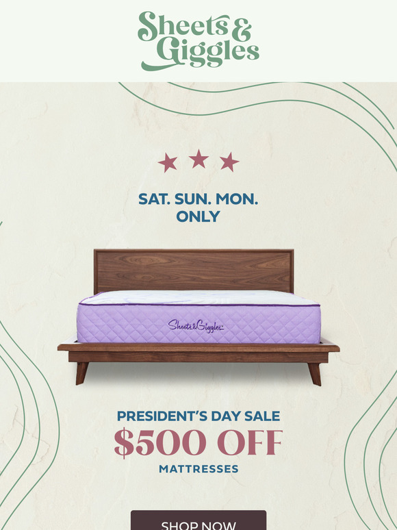 A Very Presidential 3 Day Sale Starts Now!