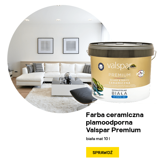 Farba ceramiczna plamoodporna Valspar Premium 