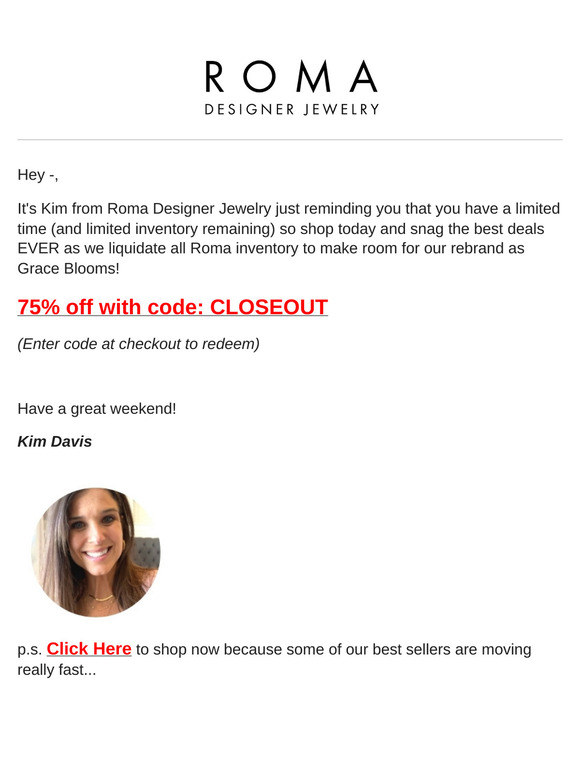💋 —, 75% off is ending soon...