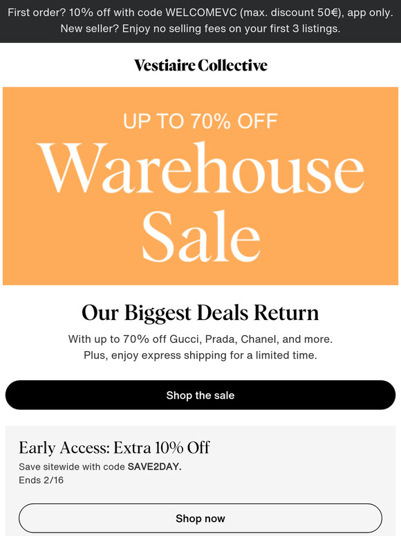 The Warehouse Event: This Weekend Only