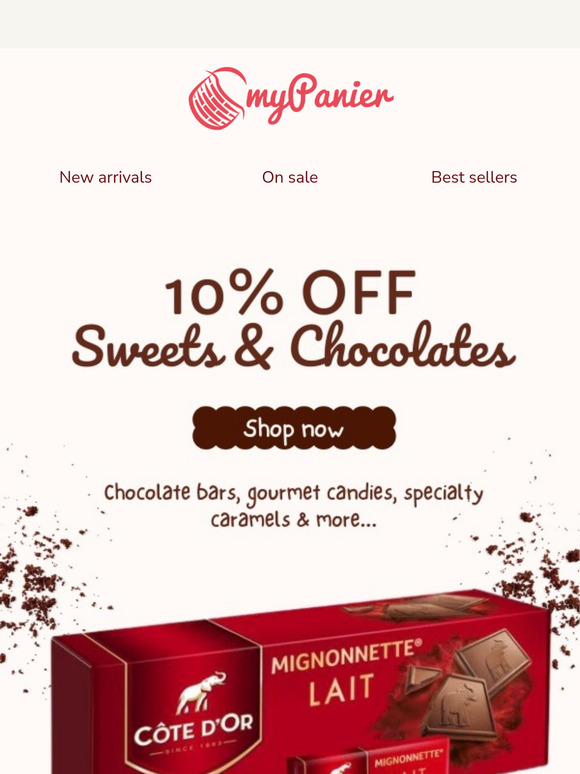 10% OFF this weekend 🍫