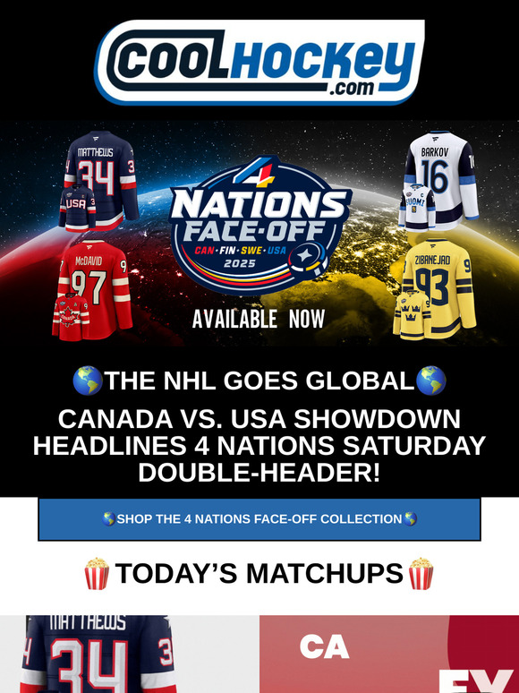 4 Nations Face-Off Double-Header! Canada Vs. USA, Sweden Vs. Finland 🚨