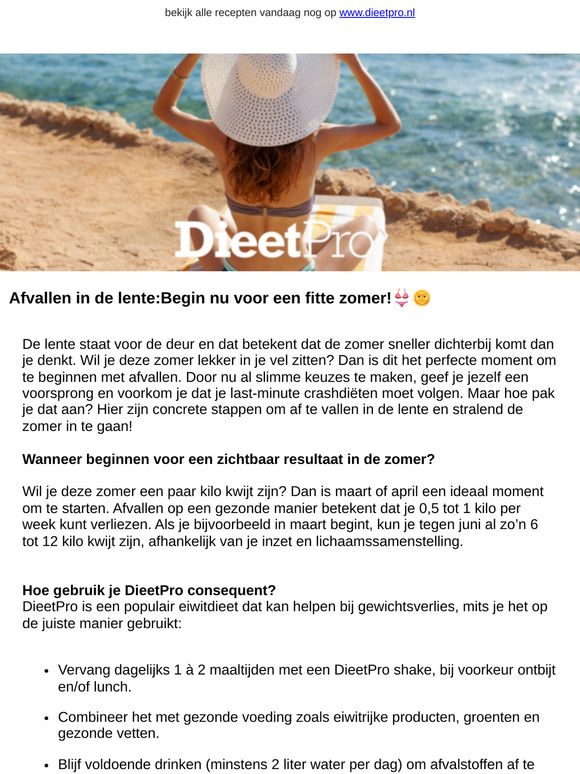 Begin nu voor een fitte zomer! ☀️👙