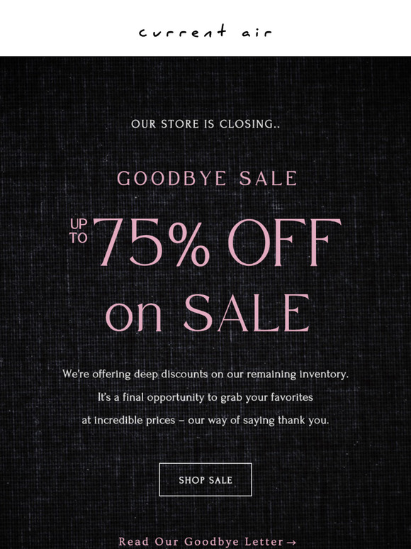 New markdowns at up to 75% OFF