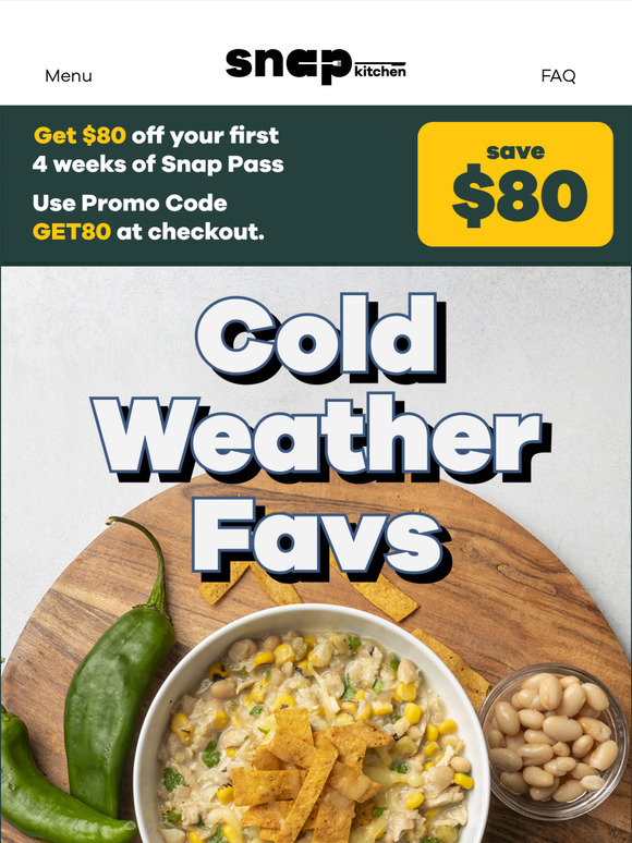 Warm up with $80 off 🔥