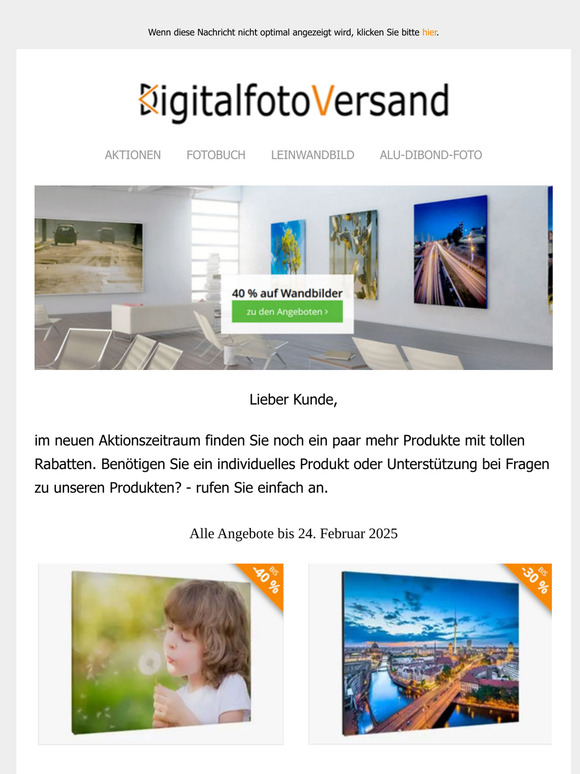 Bis -40 % Winterangebote verlängert