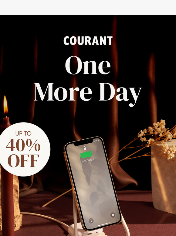 Up to 40% Off Ends Tomorrow