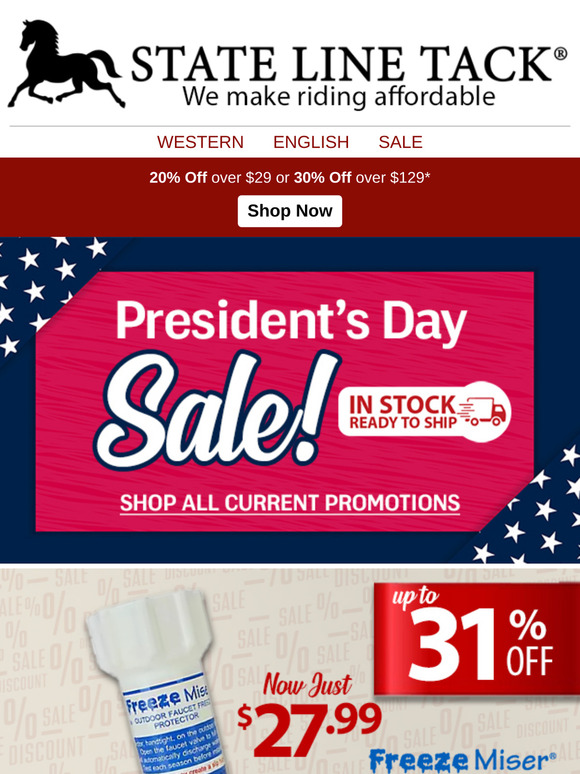 Check Out These ⭐ Presidential ⭐ Savings!