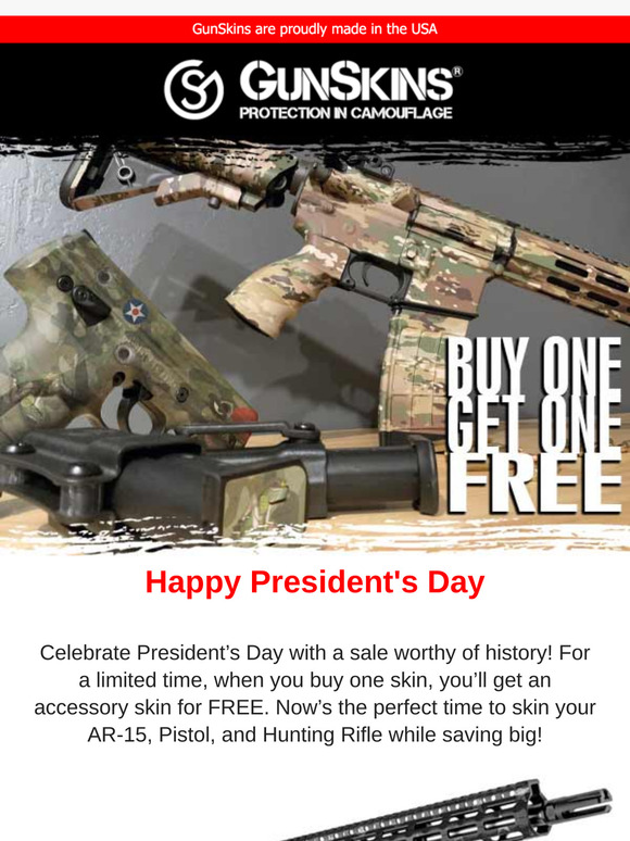 Celebrate President's Day with our massive BOGO sale - this weekned only! Save big on our best sellers.
