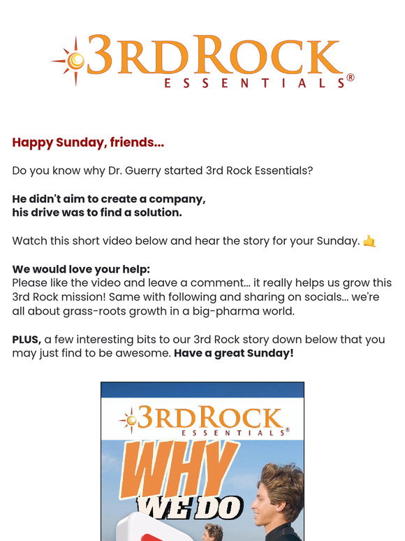 3rd Rock Essentials: The Story Behind 3rd Rock Essentials ☀️ | Milled