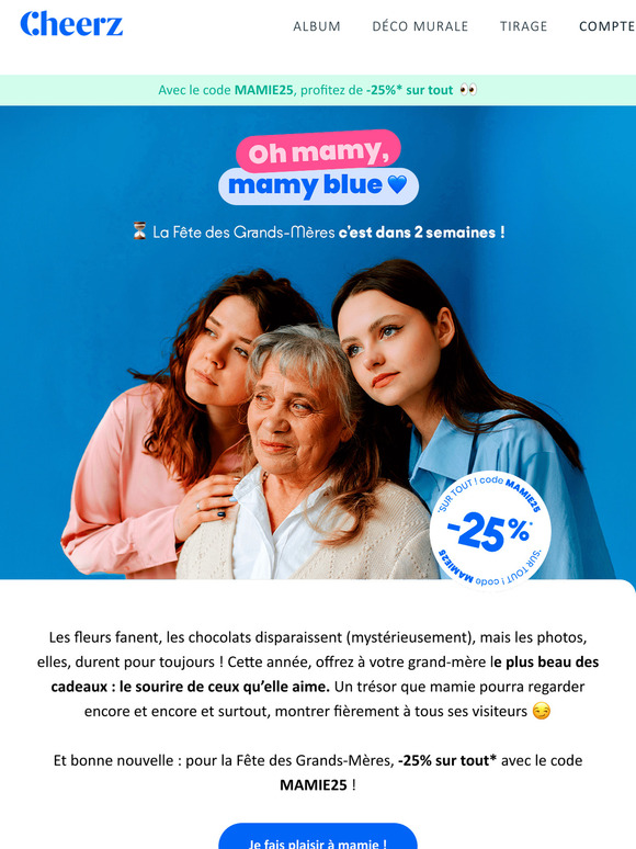 C’est bientôt sa fête 👵🏼