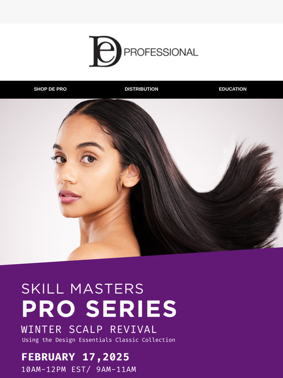 LAST DAY TO REGISTER! ⏱️ DE® Skill Masters Pro Series: Winter Scalp Revival