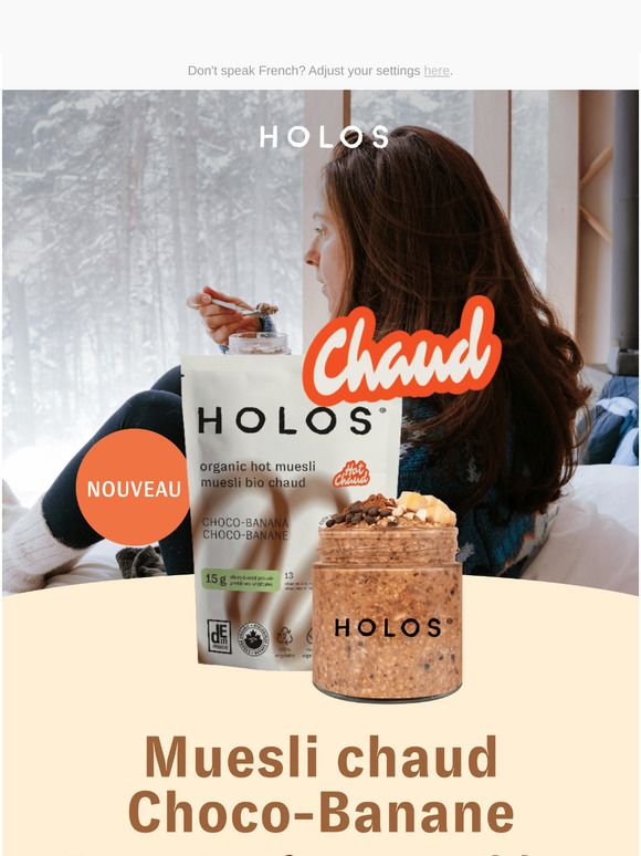 Qu'est-ce qui fait que notre muesli chaud Choco-Banane est aussi bon? 🤩