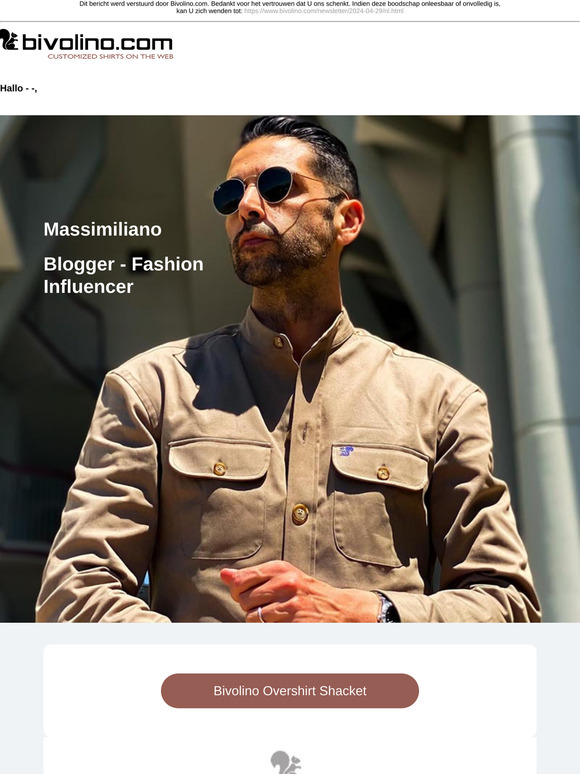 het Bivolino Overshirt Shacket