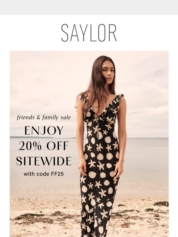 Friends & Family Sale | 20% off Sitewide