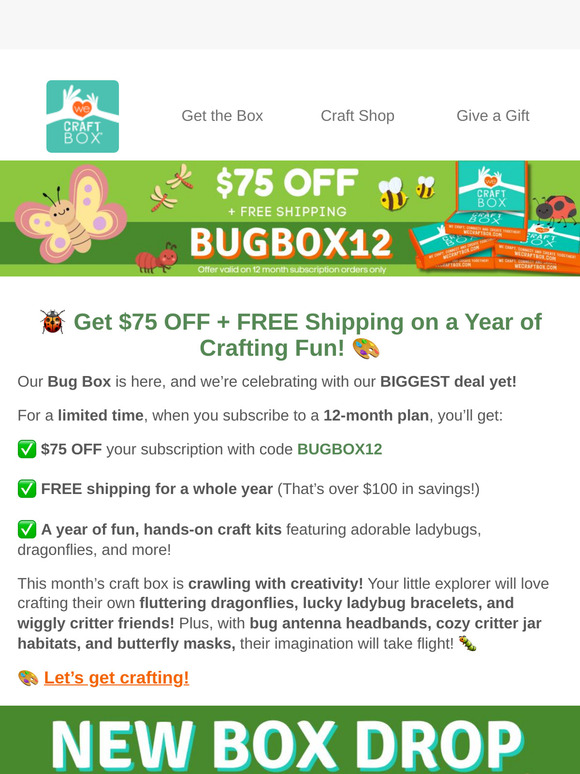 🐞 BIGGEST Deal Yet: $75 OFF + FREE Shipping for a Year!