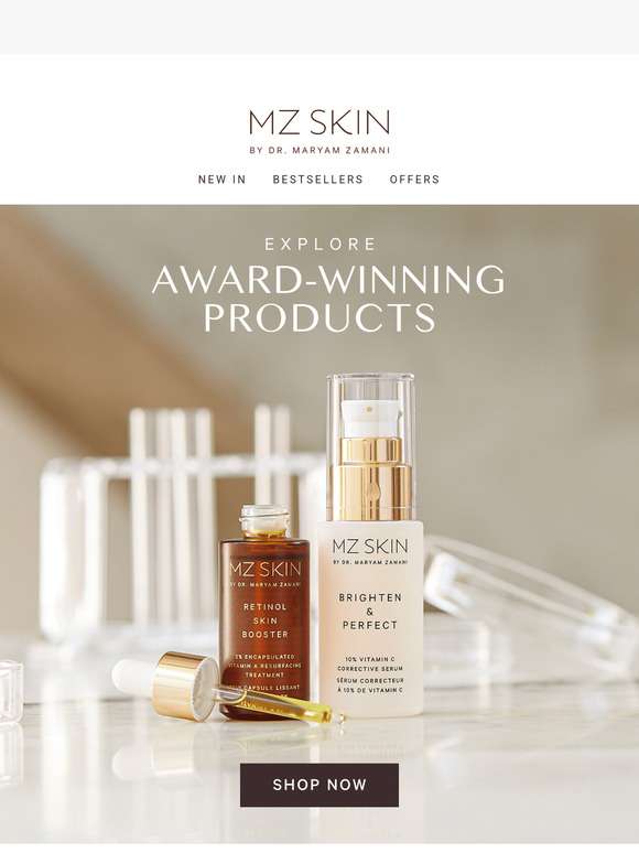 Discover Our Award-Winning Skincare ✨