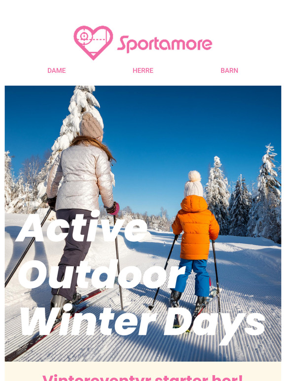 Gjør deg klar for aktive utendørs vinterdager ❄️ – Er du klar?