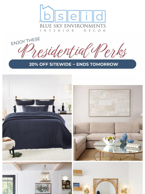 Exclusive Presidents' Day 20% Savings - SITEWIDE