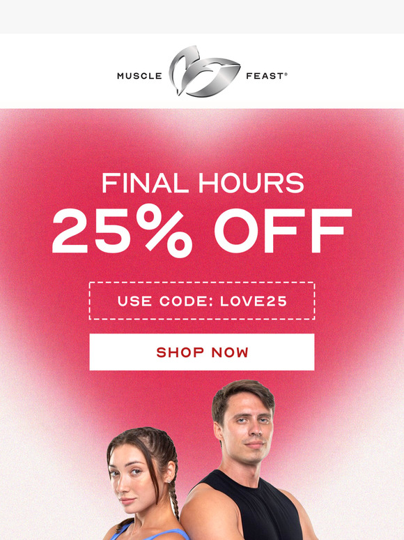 FINAL HOURS TO SAVE 25% OFF! :hourglass_flowing_sand: