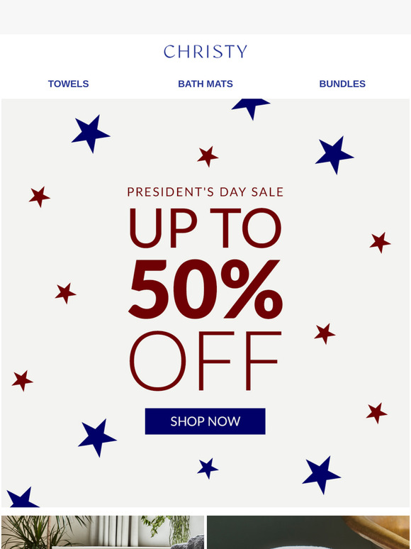 Presidents Day Sale - Up To 50% Off