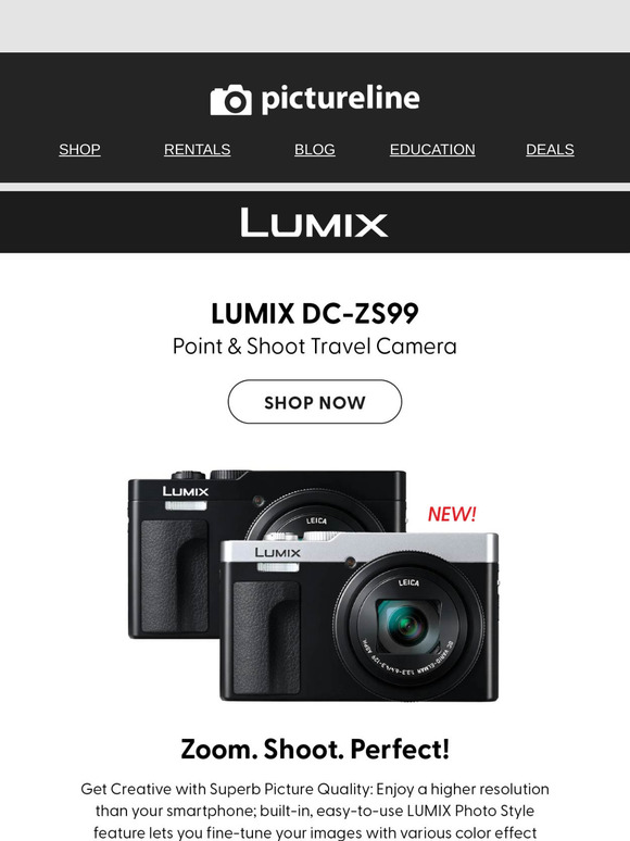 📸 The NEW Lumix Point & Shoot + MORE