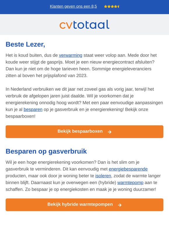 Hoge gasprijs: Dit kun je doen!