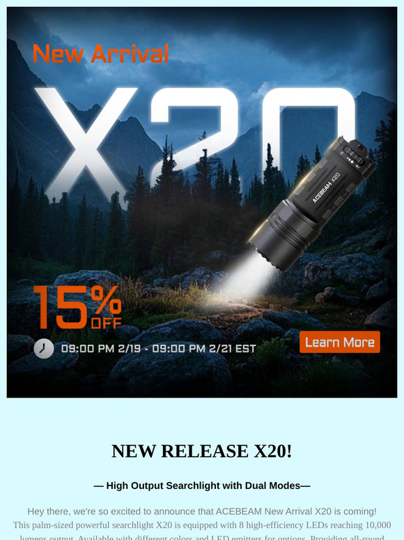 Are you ready for the ACEBEAM New Release?