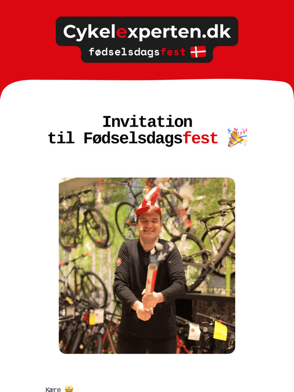 🎉 21 års Fødselsdag hos Cykelexperten.dk