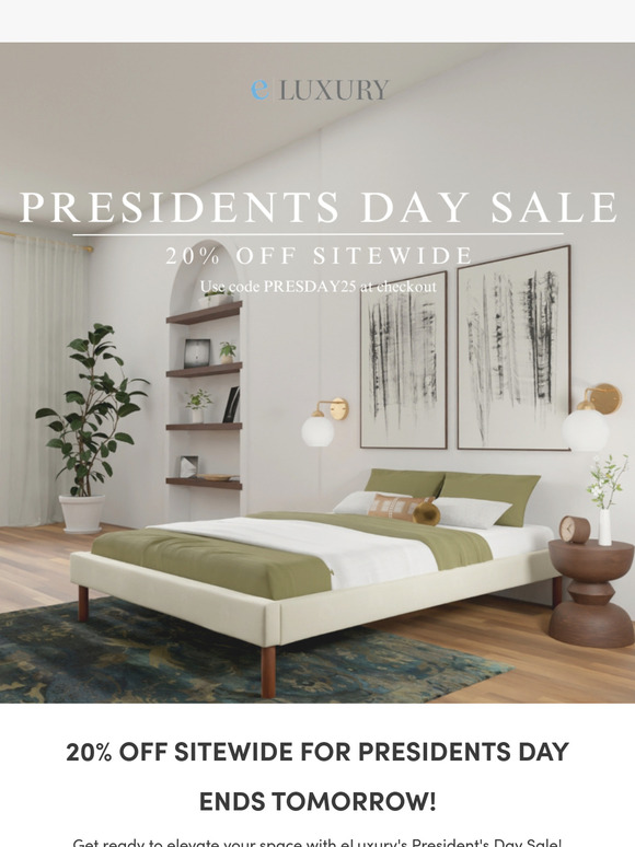 REMINDER: 20% OFF SITEWIDE PRESIDENTS DAY SALE‼️💙