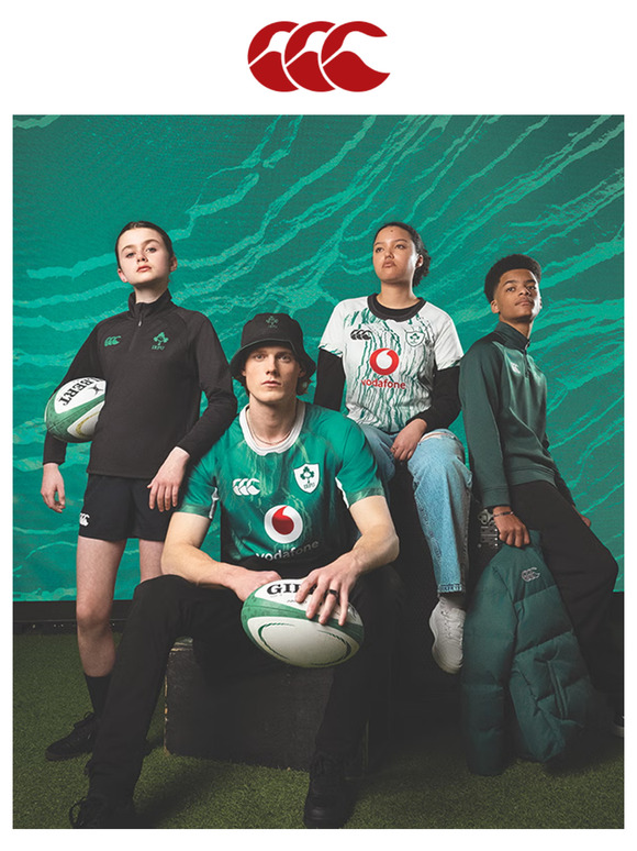 Explore The Ireland Rugby Home Kit Plus Get Free Next Day Delivery