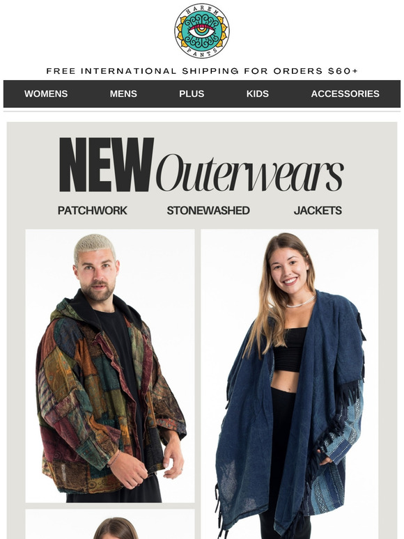 New Lovely Patchwork Outerwears 😍